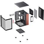 Корпус JONSBO TK-0, mini-ITX, micro-ATX, черный (без БП)
