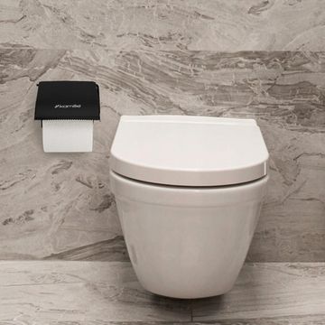Бумагодержатель универсальный с крышкой Kamille KM 8819B
