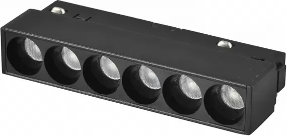 Трековый светильник Vision48/22 4822-002-L120-6W-38DG-3000K-BK iLedex