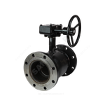 Кран шаровой сталь 09Г2С Ballomax КШТ 61.103 Ду 125 Ру16 фл L=325мм с редуктором BROEN КШТ 61.103.125.Р.16