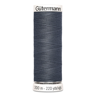 01 Нить Sew-All 100/200 м для всех материалов, 100% полиэстер Gutermann 748277 (093 аспидно-серый)