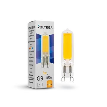 Светодиодная лампа Simple Capsule 5W 3000K G9 (7181) VG9-K2G9warm5W Voltega