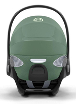 Коляска 3 в 1 Cybex Priam IV Matt Black complete и автокресло Cloud T i-Size Leaf Green Plus Sepia Black