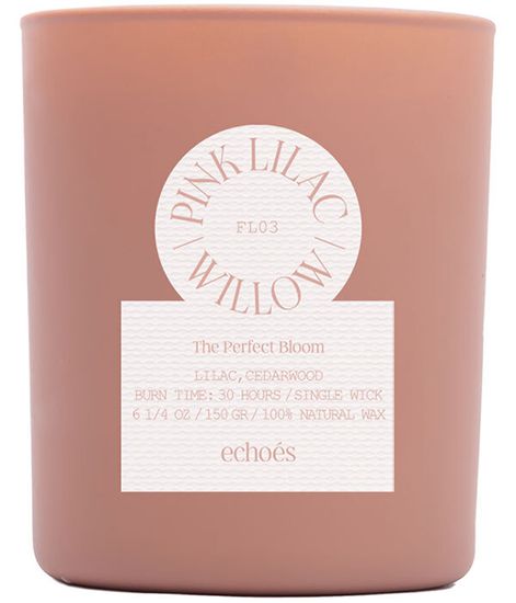 Pink Lilac & Willow, свеча Perfect Bloom collection, Echoes