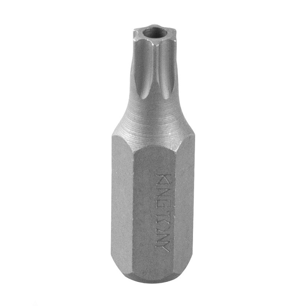 KING TONY (163645U) Вставка (бита) торцевая 10 мм, L = 36 мм, TORX с отверстием, T45