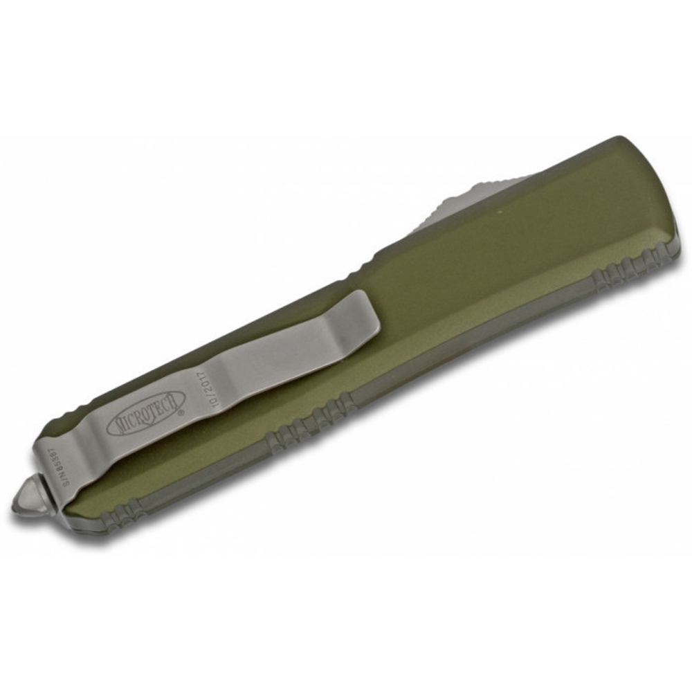 Фронтальный автоматический нож Microtech Ultratech Satin 121-4OD