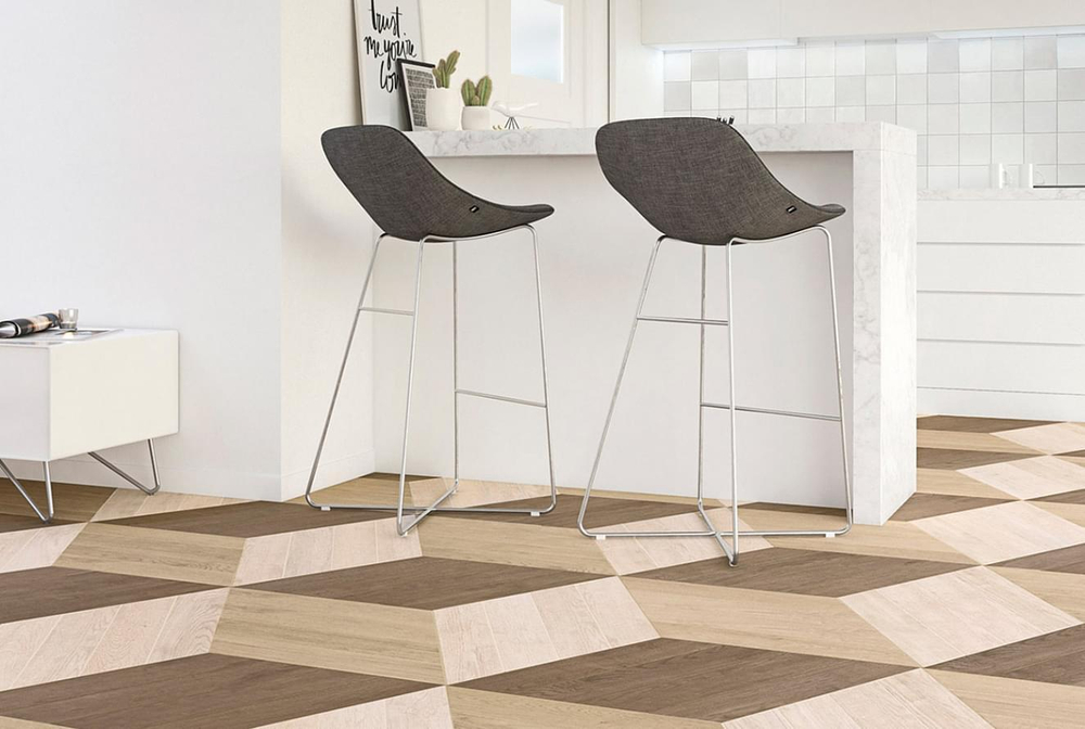Wow 60 Grad Chevron B Calacatta 9.8x52.2