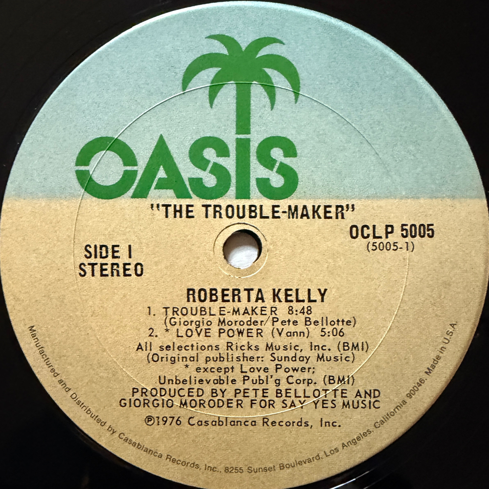 Roberta Kelly ‎– Trouble Maker (США 1976г.)