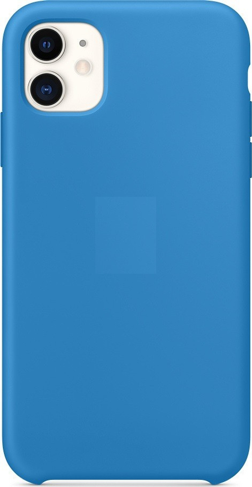 Чехол-накладка  i-Phone 11 Silicone icase  №03 синяя