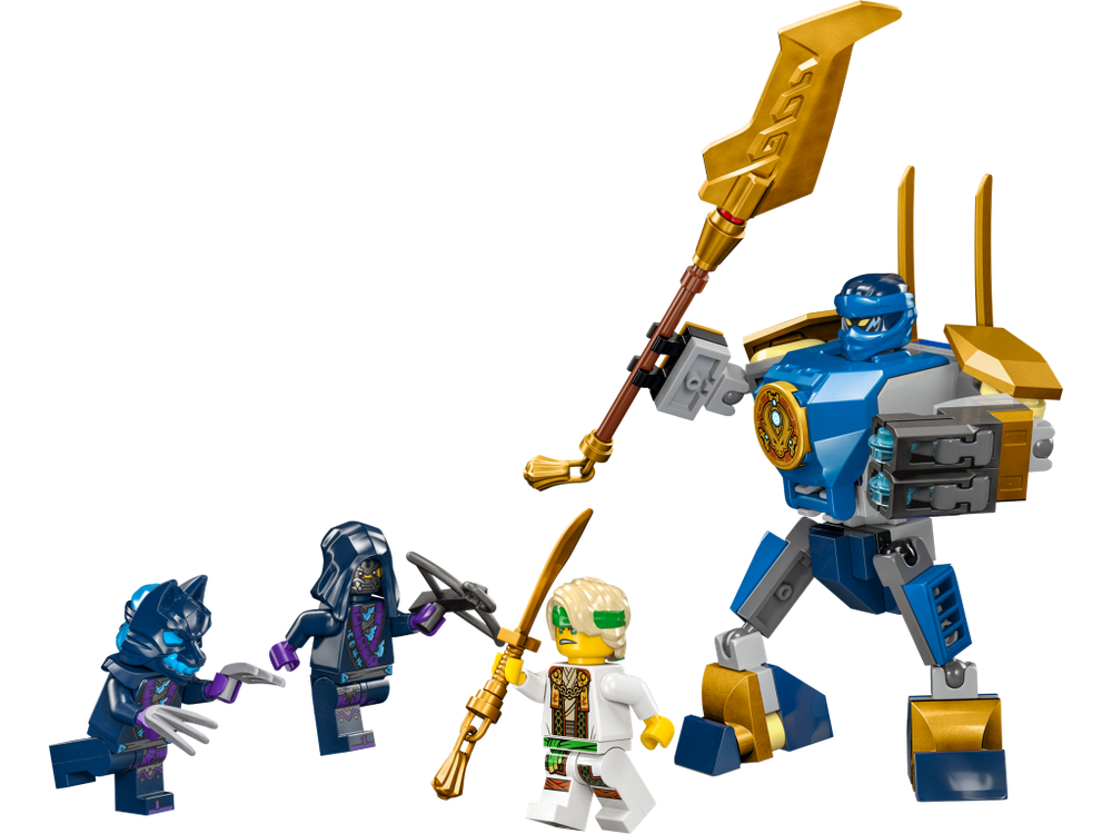 Конструктор Лего Ниндзяго Боевой робот Джея | LEGO Ninjago Jay’s Mech Battle Pack 71805 - 78 деталей (6+)