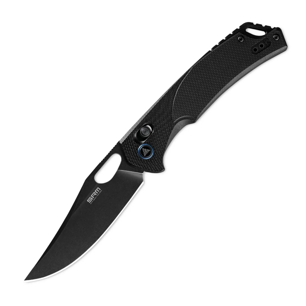 Нож складной SRM 9201-GB Retriever Blackwash (D2, Black G10)