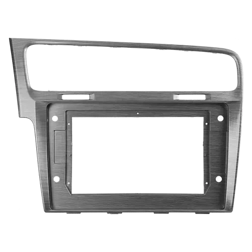 Комплект рамки с разъёмами 10"+can VW Golf 7 2012-2020 серебро