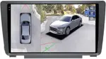 Магнитола для Skoda Octavia A5 2004-2013, Yeti (в штатную рамку) - Teyes CC3-2K-360 на Android 10, Быстрая, 2K QLED, CarPlay, 4G SIM-слот, 4 камеры в комплекте