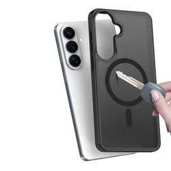 Чехол черного цвета с MagSafe для Samsung Galaxy S26, серия Yind Series от Dux Ducis