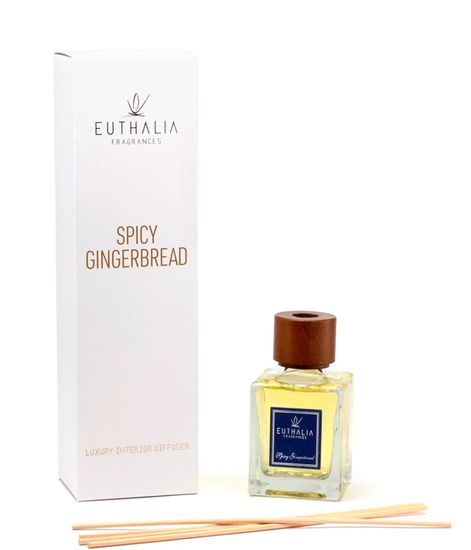 Spicy Gingerbread, ароматический диффузор с палочками, Euthalia Fragrances