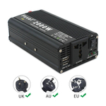 Инвертор 12V-220V 2000W черный Foval
