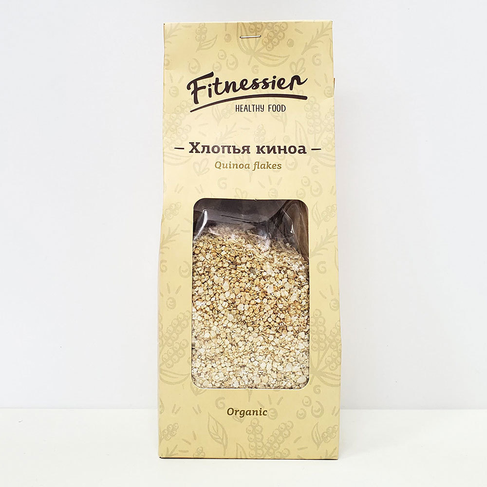 Хлопья киноа "Fitnessier Geo Goods",185 г