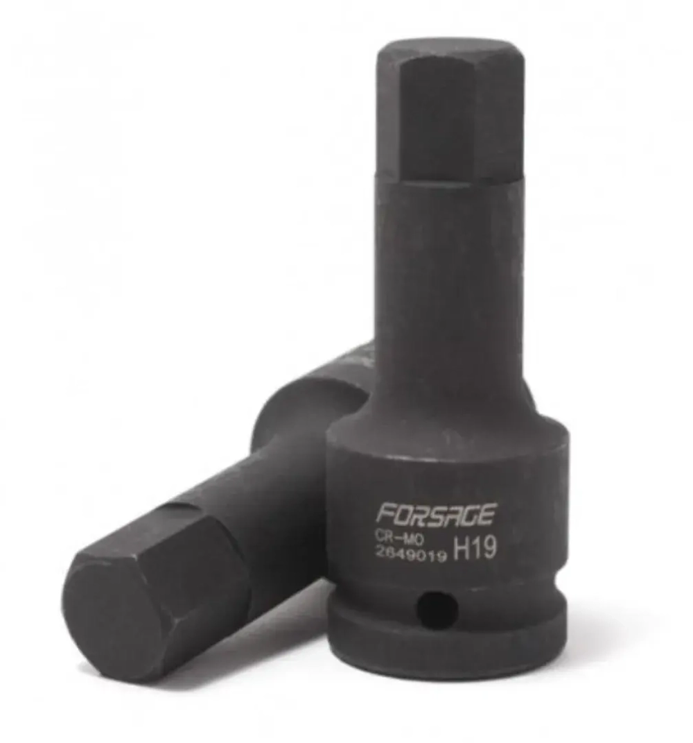 Головка-бита 6-гранная ударная, 24мм 3/4''(L-100мм) RockForce##Rock FORCE RF-2649024