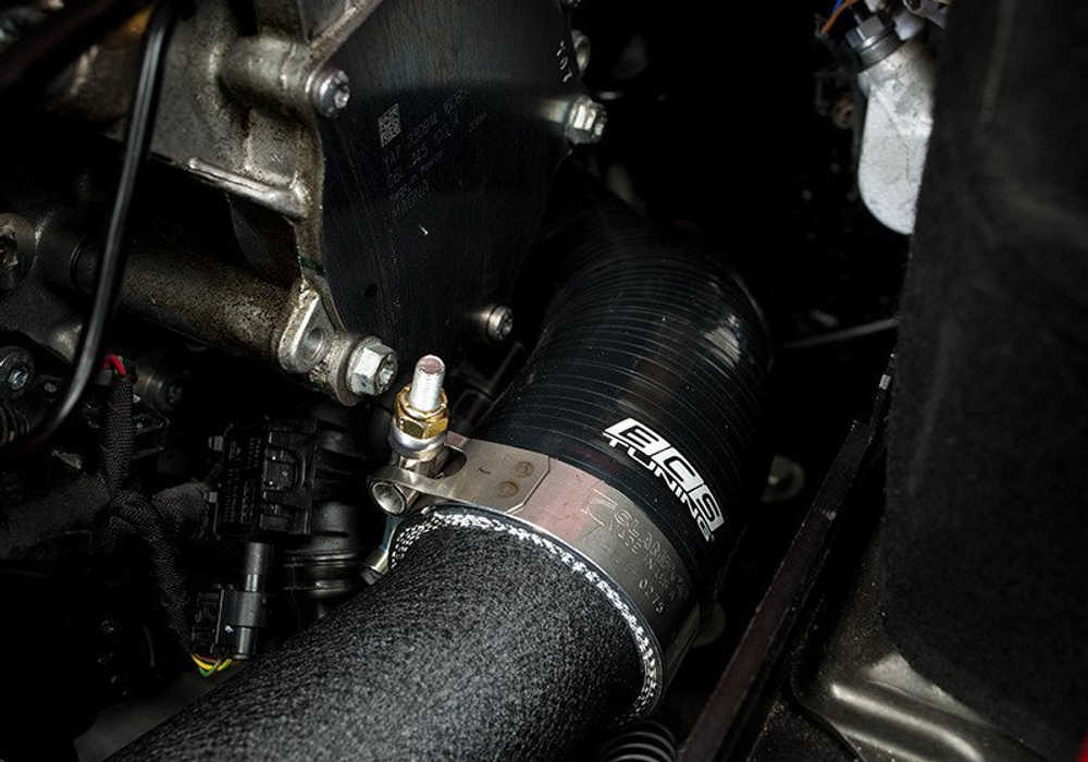 Пайп кит ECS Tuning MQB Gen3/Gen4 1.8/2.0T High Flow Turbo Outlet Pipe Kit - Wrinkle Black