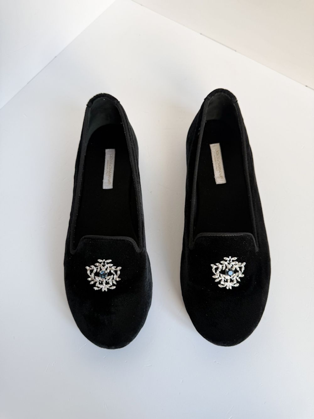 Велюровые туфли Dolce & Gabbana, 34