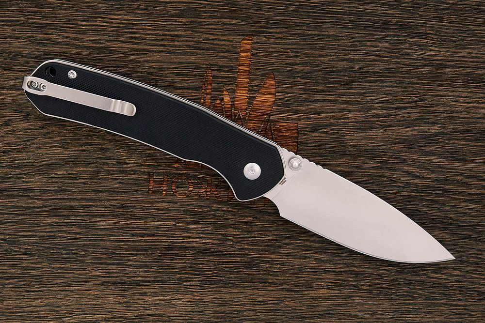 Нож складной CJRB J1925L-BK Pyrite Large, клинок 92мм, сталь AR-RPM9, рукоять G10