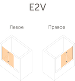 Душевая шторка на ванную Vegas Glass E2V Lux профиль белый, стекло прозрачное