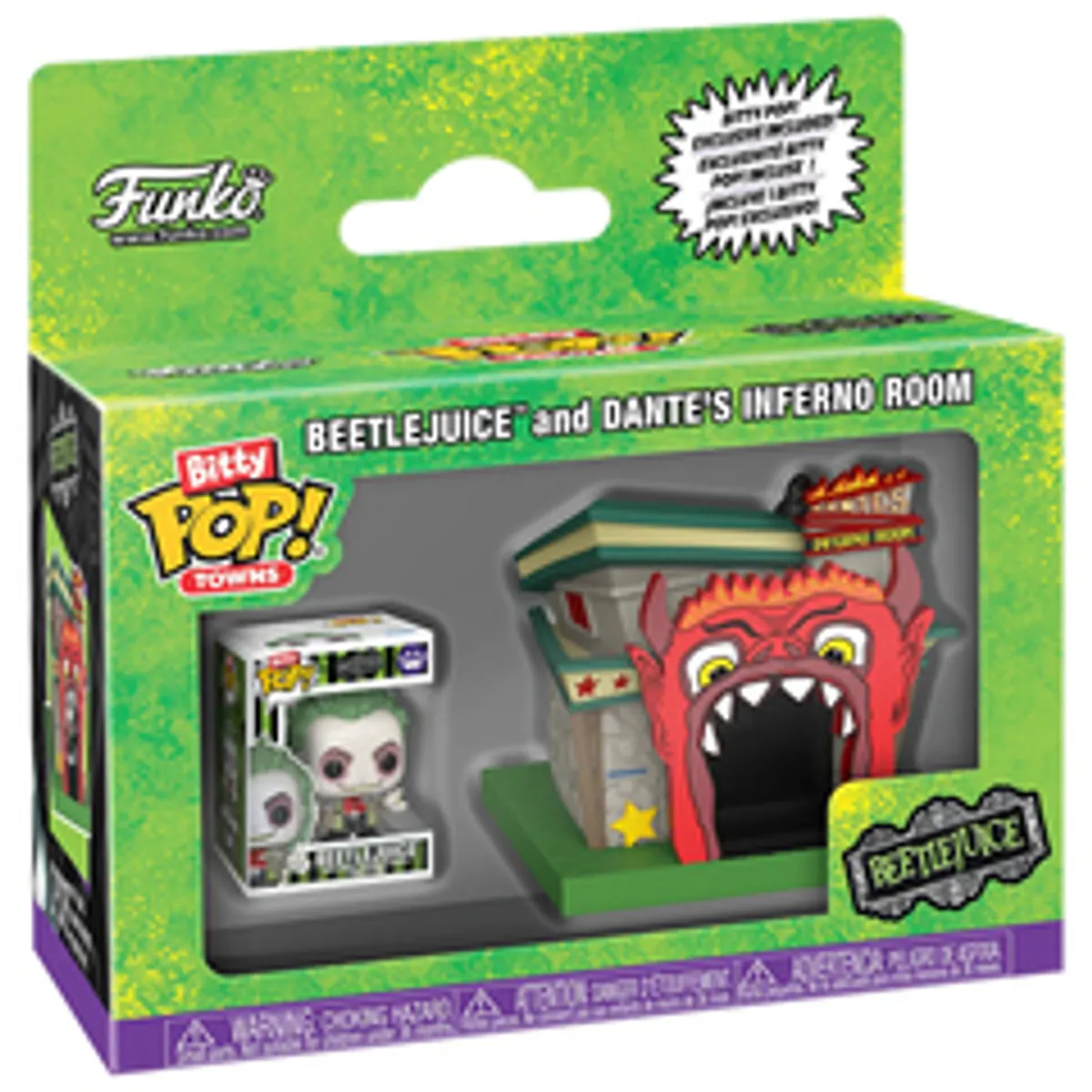 Funko Bitty POP! Towns Beetlejuice: Beetlejuice and Dante's Inferno Room