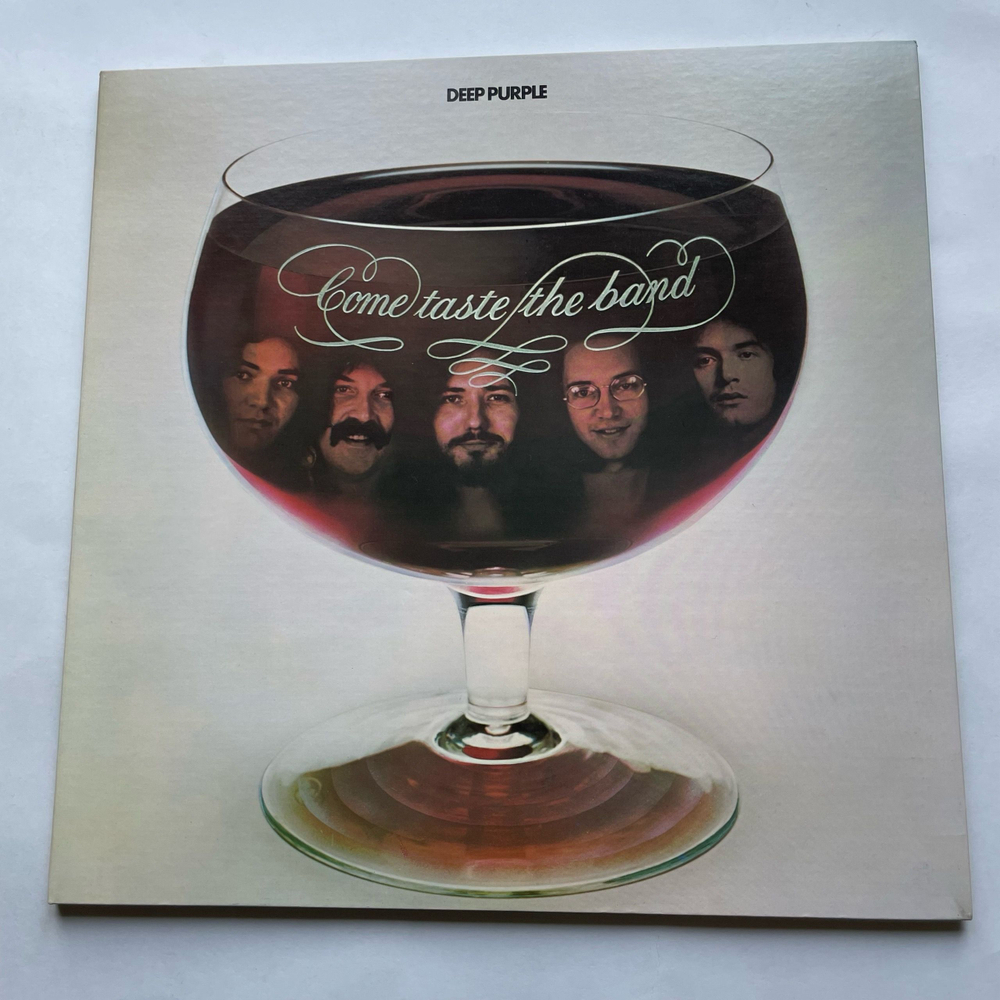 Винтажная виниловая пластинка LP Deep Purple Come Taste The Band (Япония 1975) (Без Оби)