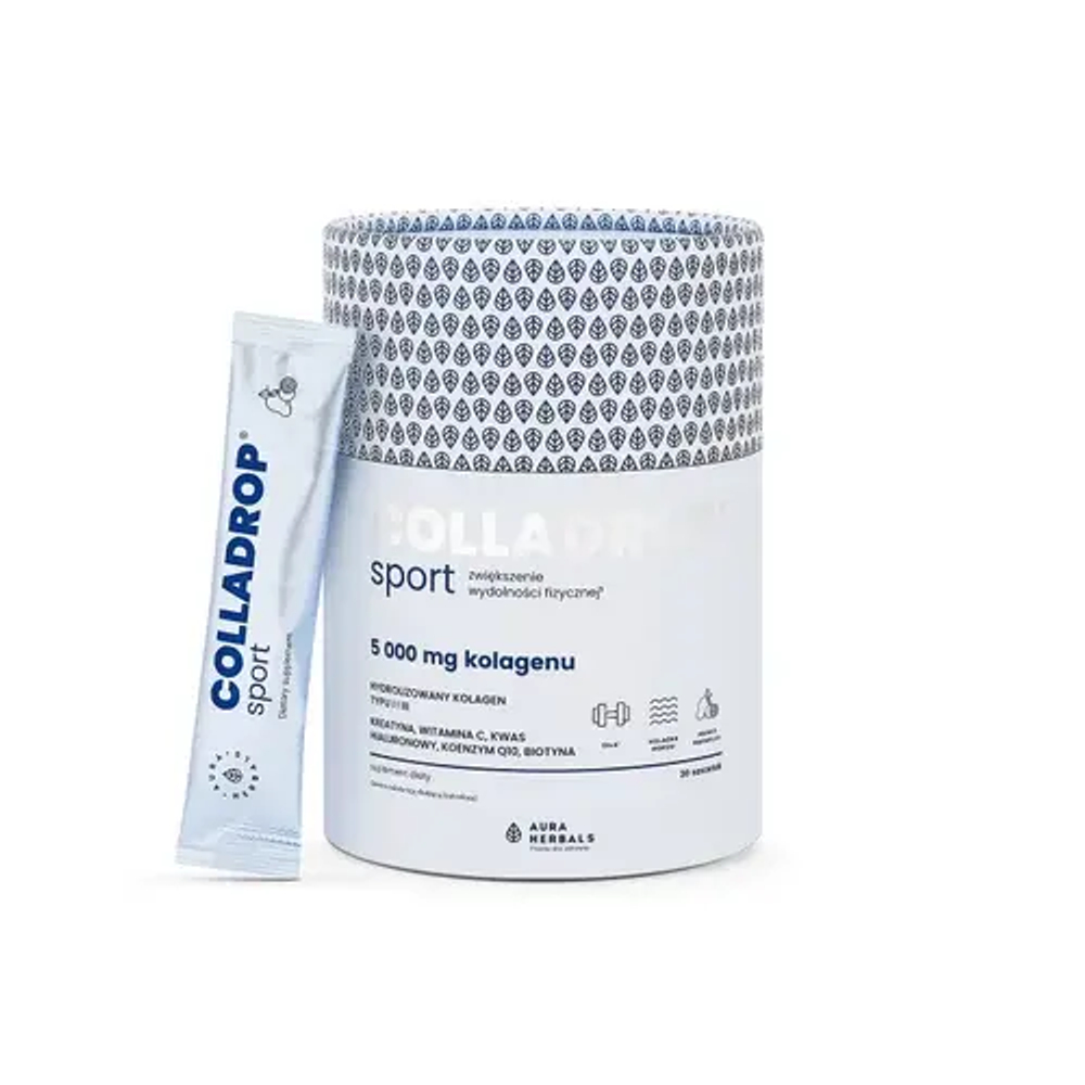 Colladrop Sport - Морской коллаген 5000 мг, 30 пакетиков