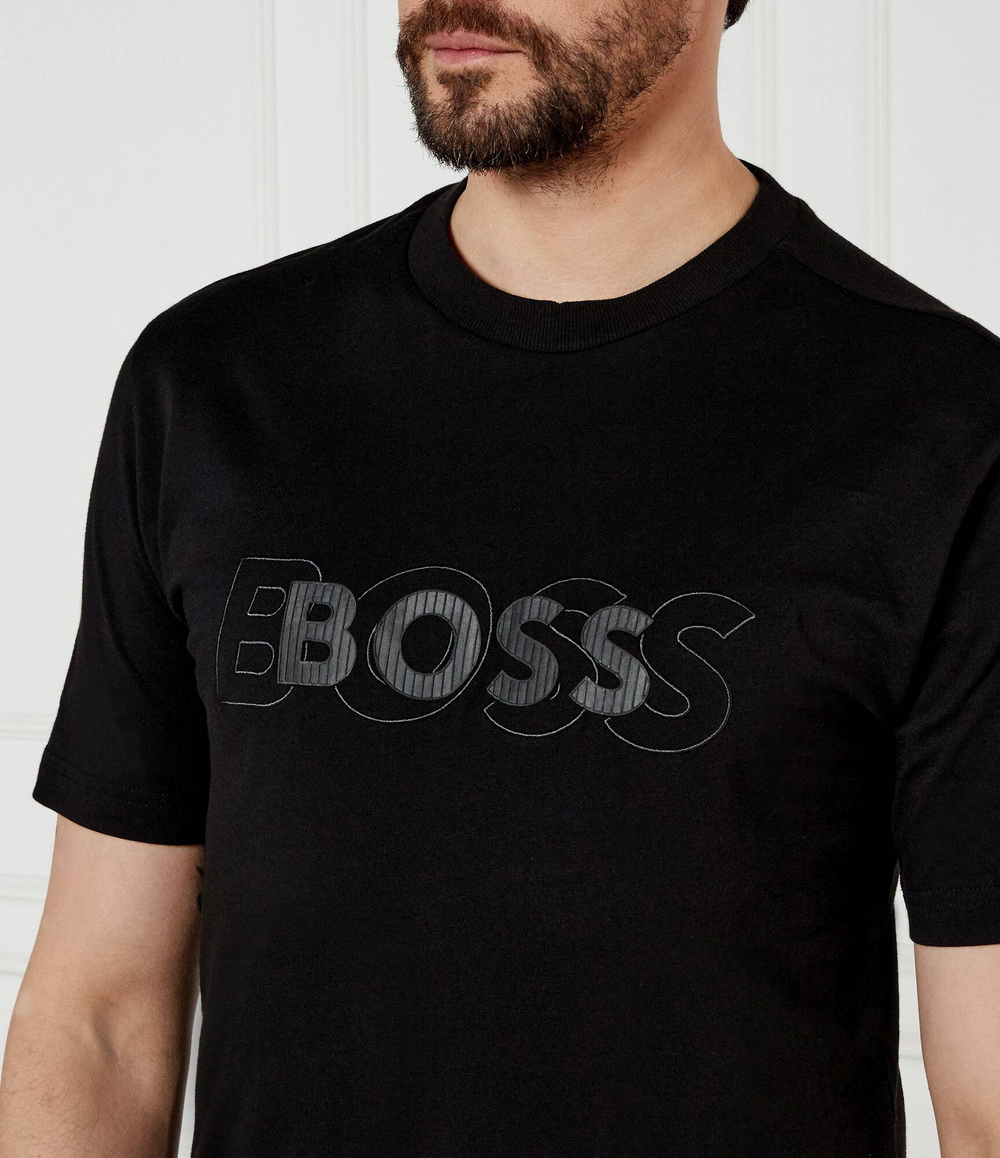 Футболка Tee DropNeedle BOSS GREEN - черный(50531271)
