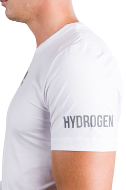 Мужская теннисная футболка Hydrogen Basic Tech Tee Man - белый