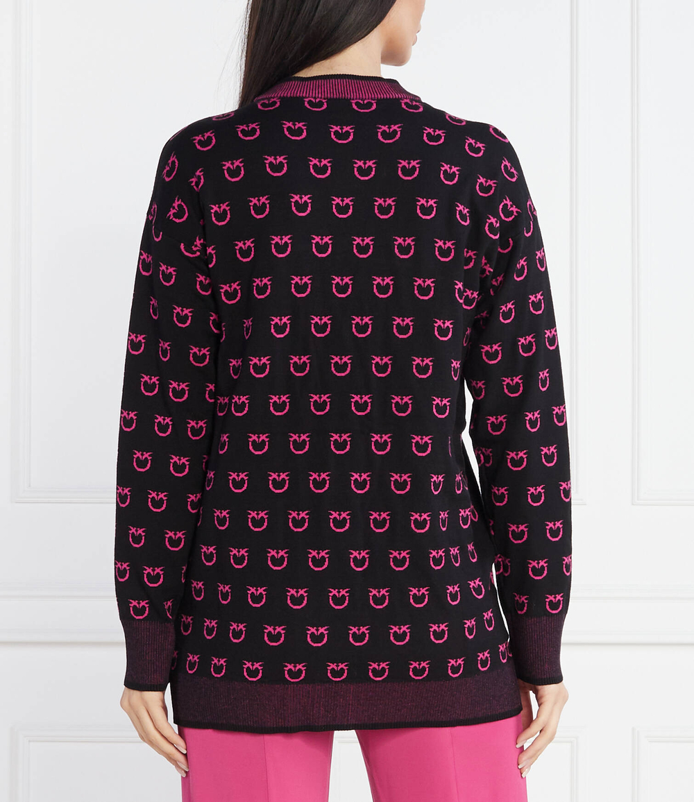 Кардиган TUBICO LOGO BIRD Pinko - черный(101562 A112)