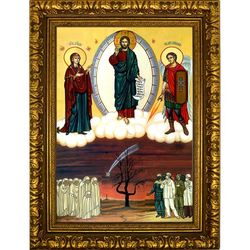 Чернобыльский Спас. Икона на холсте.