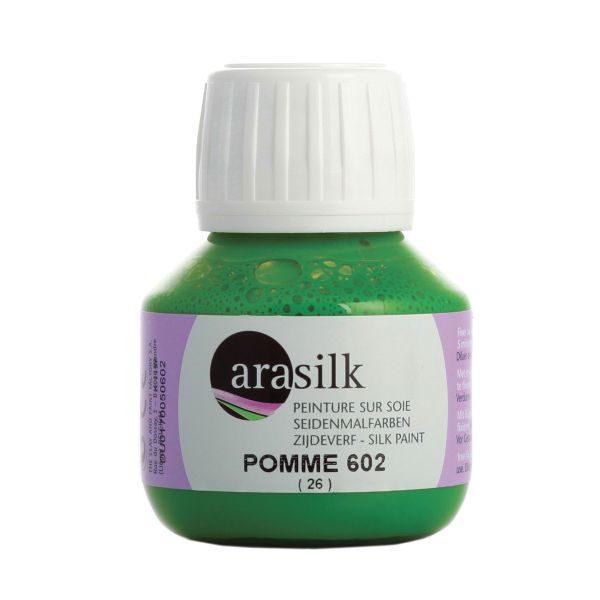 Краска для шелка H Dupont Arasilk, 50мл, 602 зеленое яблоко