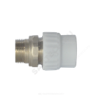 Муфта PP-R комбинированная разъемная белая Дн 25х3/4" НР для радиатора VALFEX 10159025