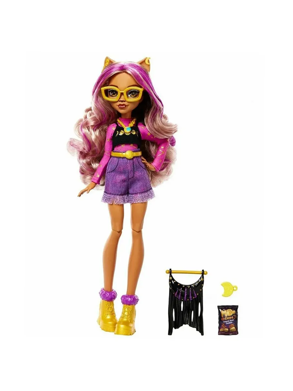 Кукла Монстер Хай Клодин Вульф Прогулка 3 поколение | Monster High Day Out Clawdeen Wolf HKY72 3g кукла-персонаж (6+)