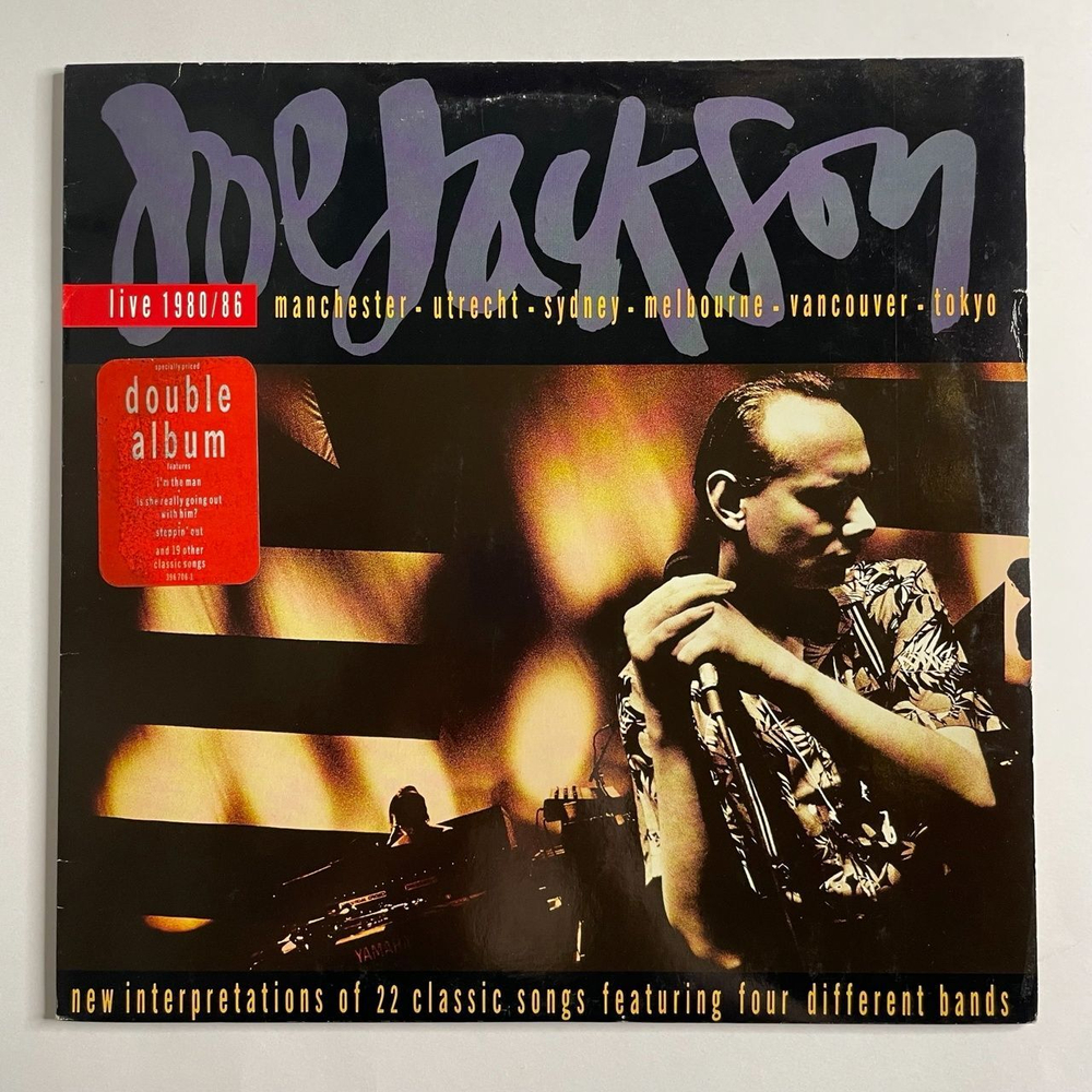 Винтажная виниловая пластинка LP Joe Jackson Live 1980 1986 (Holland 1988)