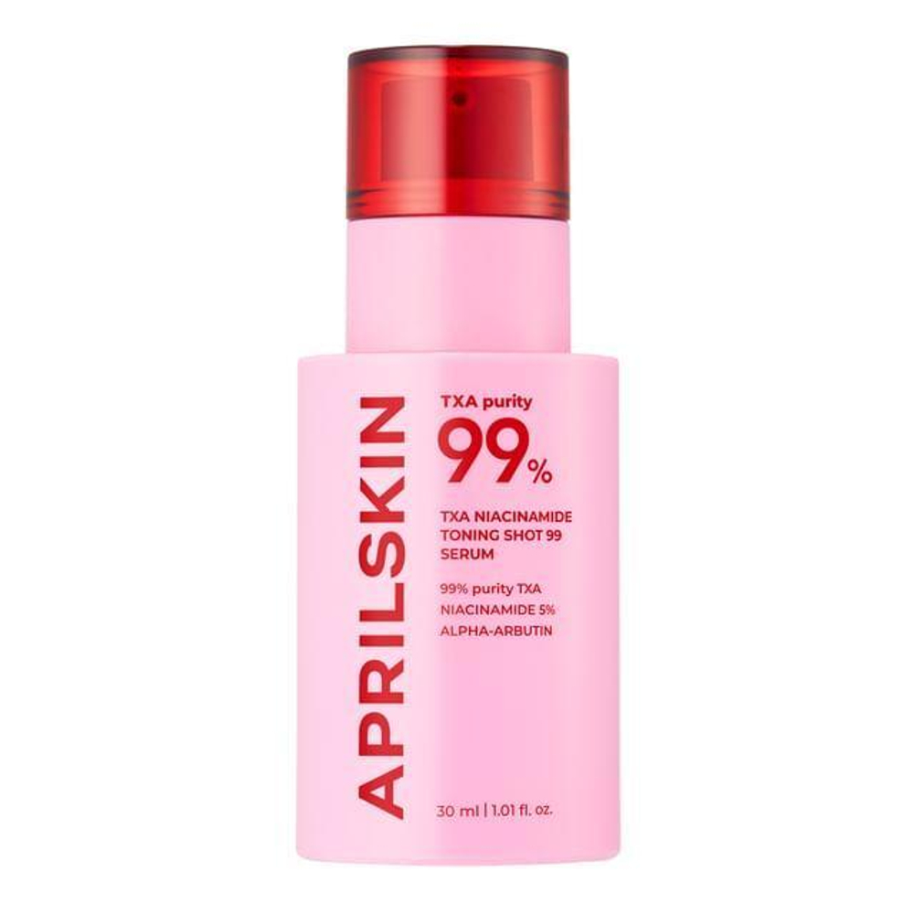 APRILSKIN Осветляющая сыворотка для лица с транексамовой кислотой, ниацинамидом и спикулами