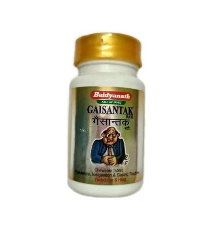 Травяной сбор для настоя Baidyanath Gaisantak Bati Гаисантак Бати 550 мг 100 таб