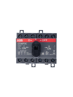 Рубильник реверсивный OT40F3C 40А (23А AC23) ABB 1SCA104913R1001