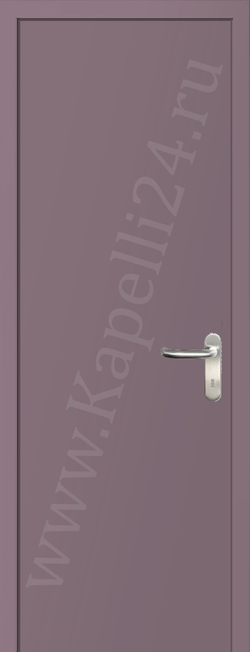 Дверь влагостойкая пластиковая KAPELLI multicolor ДГ RAL 4009 Пастельно-фиолетовый + коробка