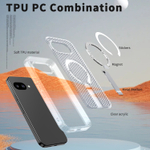 Прозрачный чехол Mesh Pro Magnetic Case для Google Pixel 10А