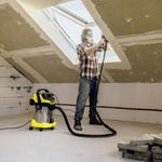 Пылесос хозяйственный KARCHER WD 6 PS, мусоросборник 30 л, мощность 1300 Вт, желтый, 1.628-360.0
