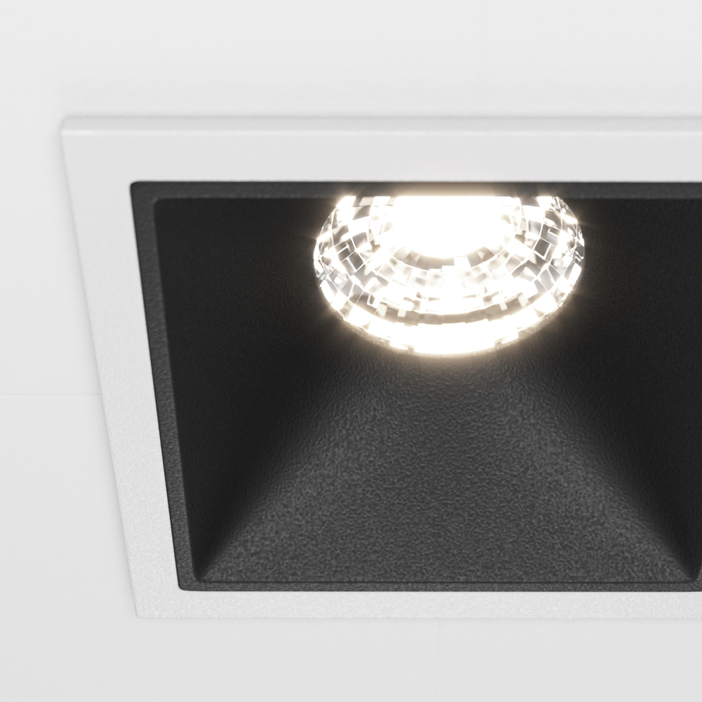 Встраиваемый светодиодный светильник Maytoni Alfa LED DL043-01-10W4K-SQ-WB