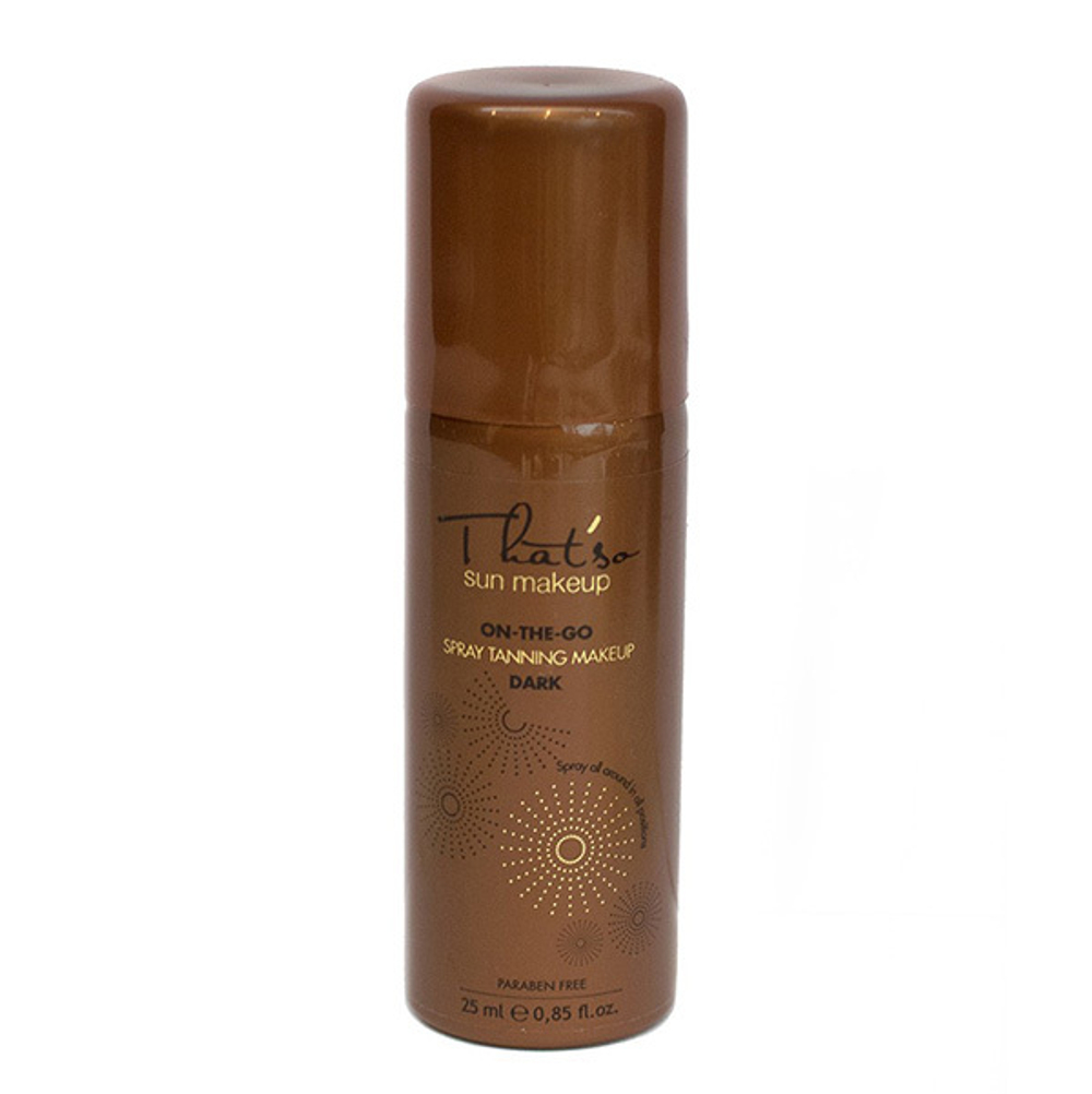 Спрей-автозагар мгновенный бронзово-золотистый That`So On The Go Dark Mini Tanning Spray 25мл
