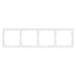 Рамка пластиковая FRM-NOBE-SFPL-4-WH (Arlight, -)