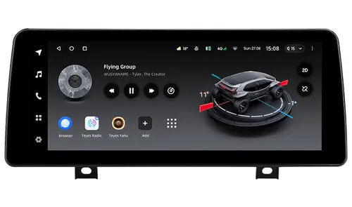 Магнитола для BMW 2 серия F45 2013-2017 NBT - Teyes LUX ONE монитор 12.3" на Android 10, Быстрая, CarPlay, 4G SIM-слот
