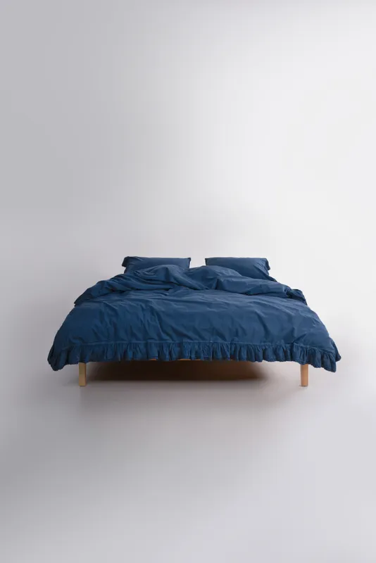 Lımasso КПБ 4 пр. Sicilya Dress Blue пододеяльник 200*220, простынь 240*260, наволочки 50*70 2шт