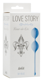 Вагинальные шарики Love Story Fleur-de-lis Sky Blue 3006-04Lola