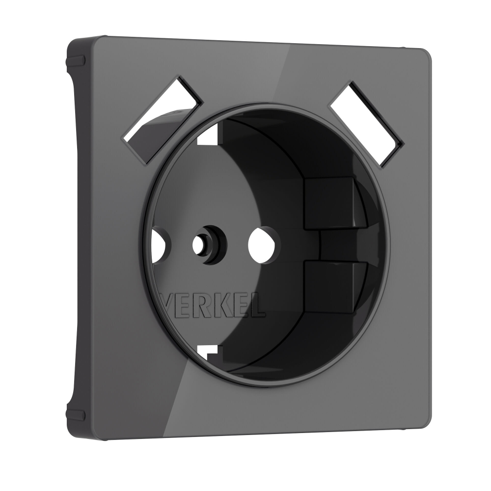 Накладка для розетки USB (графит акрил)